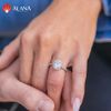 Nhẫn nữ Kim cương Moissanite NN160