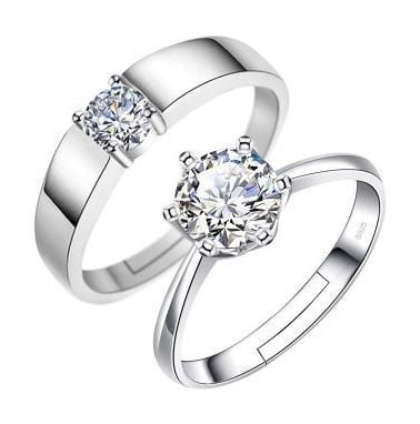  Nhẫn Đính Hôn Kim cương Moissanite NDH101 