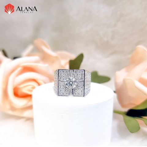  Nhẫn nam Kim cương Moissanite NBA106 