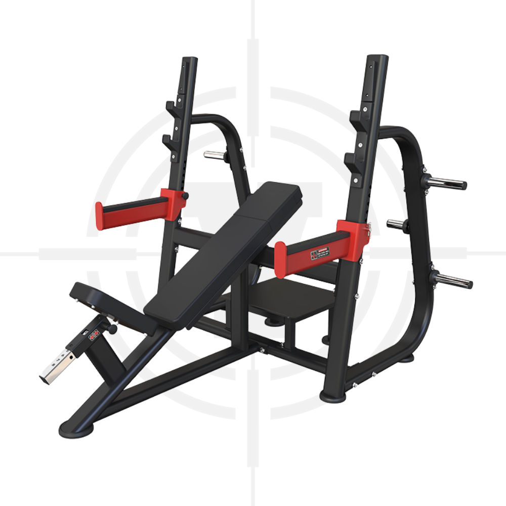 Ghế  Đẩy Ngực Trên ∣ Safety Incline Bench ∣ Max 284