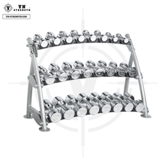 Giá Tạ Tay 3 Tầng︱3-Tier Horizontal Beauty Bell Rack︱VN-HOI-Z029