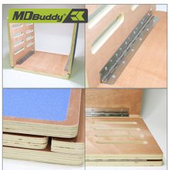 Bảng gỗ nghiêng Slant Board kéo căng bắp chân, hỗ trợ phục hồi MDBuddy MD1453