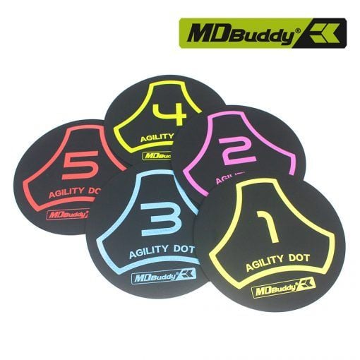 Bộ 5 thảm cao su tập luyện đôi chân MDBuddy MD1373
