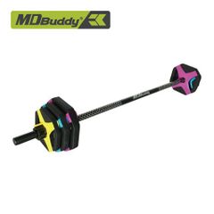 Bộ tạ đòn size nhỏ bọc TPU MDBuddy MD3021