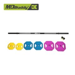 Bộ tạ đòn size nhỏ tập tại nhà MDBuddy MD3016C