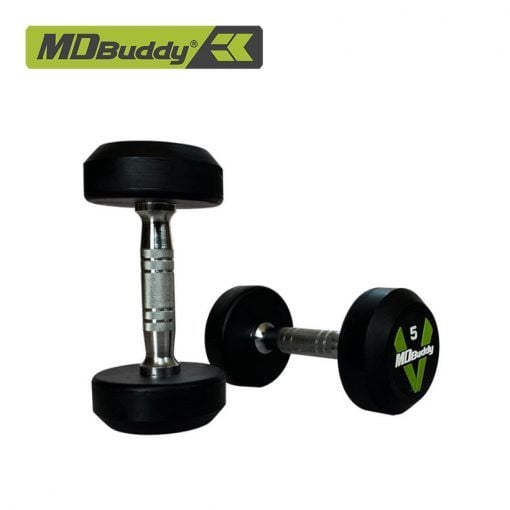 Bộ tạ tay bọc cao su cao cấp MDBuddy MD2104