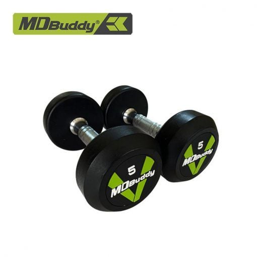 Bộ tạ tay bọc cao su cao cấp MDBuddy MD2104