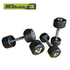 Bộ tạ tay bọc cao su 2,5kg-25kg MDBuddy MD2124
