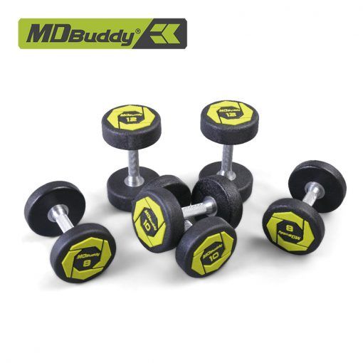 Bộ tạ tay chất liệu Urethane chính hãng MDBuddy MD2117