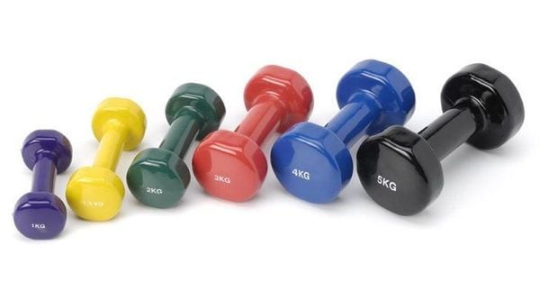 Bright Surface Vinyl Dumbbell Sets