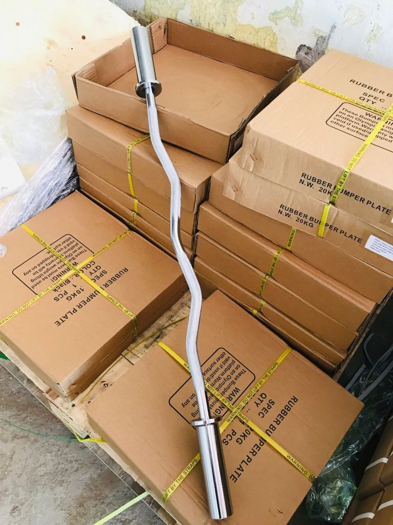 Olympic Curl Bar 1.2M ∣ Đòn Tạ Tay ∣ DON 006