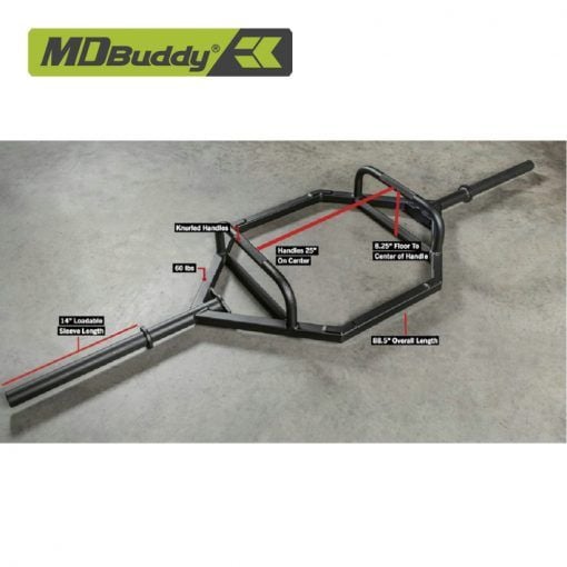 Đòn lục giác để Deadlift chính hãng MDBuddy MD4111