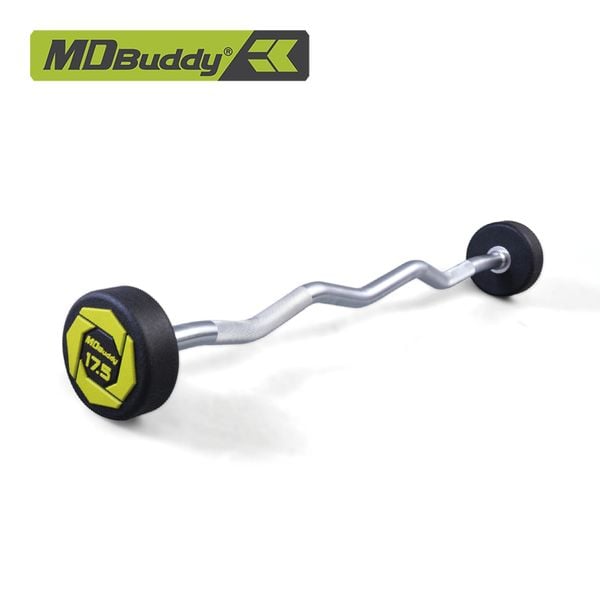 Đòn tạ cong EZ từ Urethane chính hãng MDBuddy MD3017