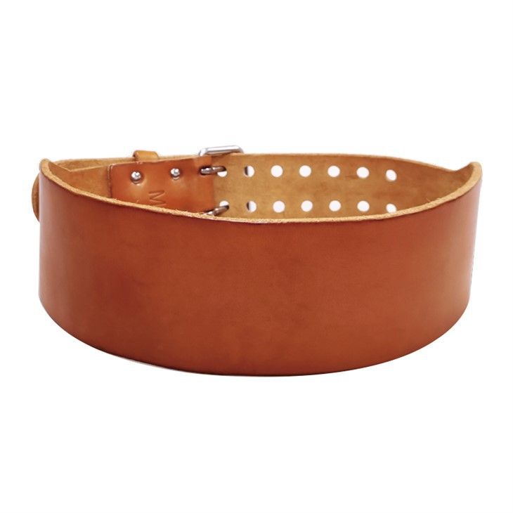 Single-Layer Leather Weightlifting Belt