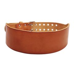 Single-Layer Leather Weightlifting Belt