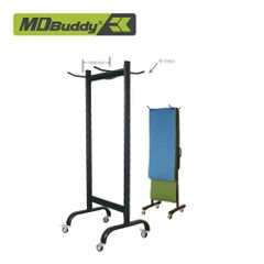 Giá treo thảm tập Yoga có bánh xe di chuyển MDBuddy MD6701