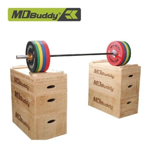 Hộp gỗ đỡ tạ chắc chắn MDBuddy MD6509