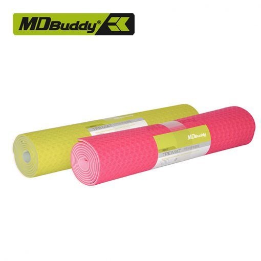 Thảm tập Yoga, Pilates TPE chống rách, dày 6mm MDBuddy MD9012