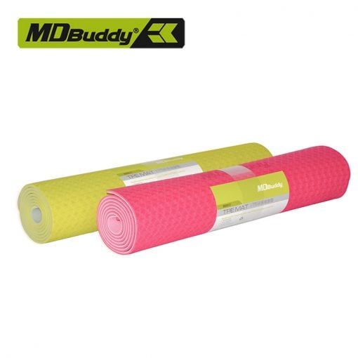 Thảm tập Yoga, Pilates TPE chống rách, dày 6mm MDBuddy MD9012