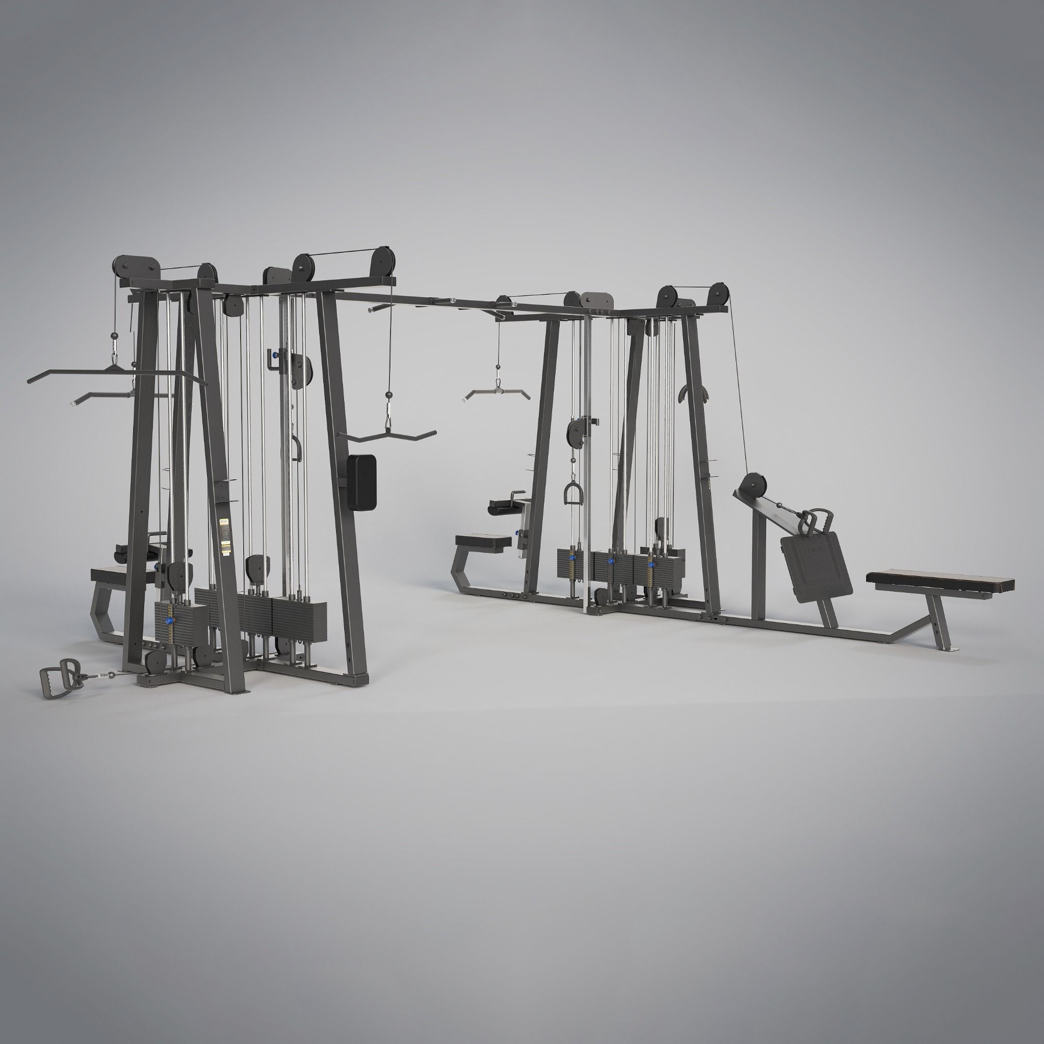 Multi Station 8 Stack E3064 - Gym Group ∣ Chuyên Gia Setup Phòng Tập