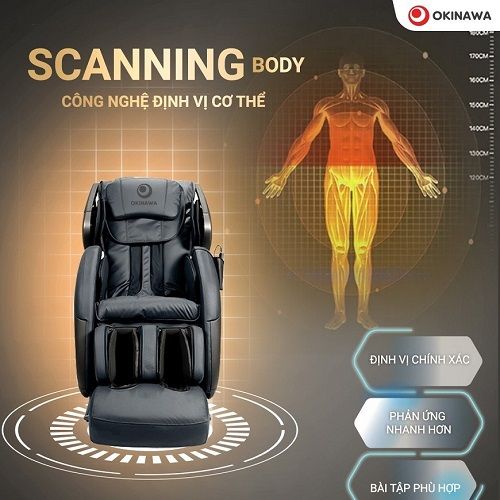 Ghế massage Okinawa Crown S-988