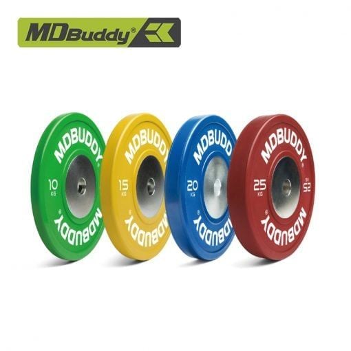 Tạ đĩa màu bọc cao su cao cấp MDBuddy MD1027