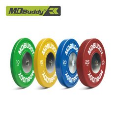 Tạ đĩa màu bọc cao su cao cấp MDBuddy MD1027