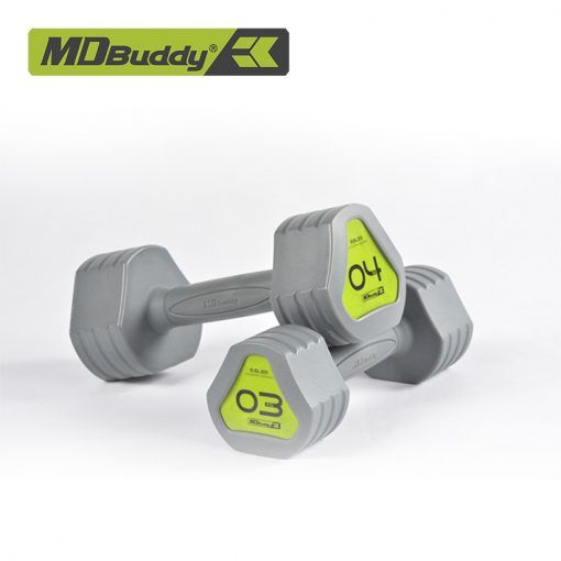 Tạ tay tập thể hình bọc TPU MDBuddy MD2119