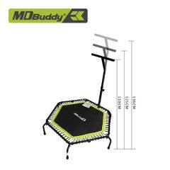 Tấm bạt lò xo 55 inch với tay cầm có thể điều chỉnh MDBuddy MD6422