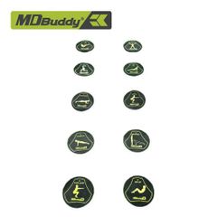 Bộ 10 thảm cao su rèn luyện đôi chân Exercise Dots MDBuddy MD1390