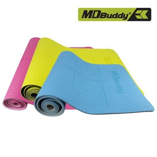 Thảm Yoga chất liệu TPE cao cấp MDBuddy MD9038