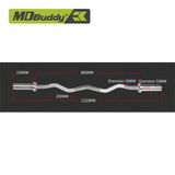 Thanh đòn tạ chữ Z 122 cm Olympic Bar MDBuddy MD4102-HCE47