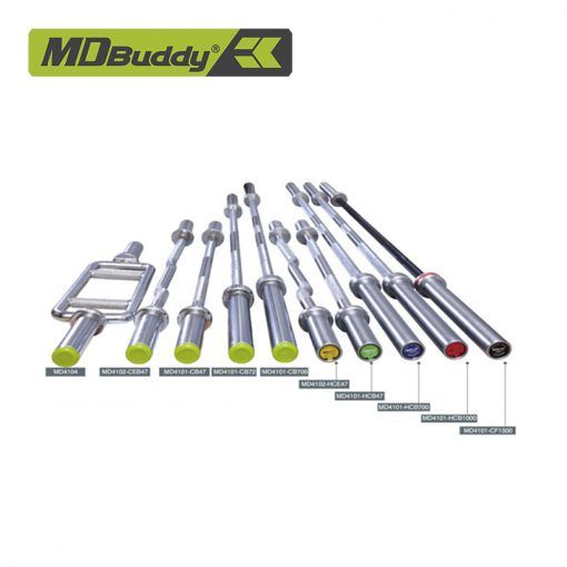 Thanh đòn tạ thẳng mạ Crom cứng MDBuddy MD4101-HCB1000
