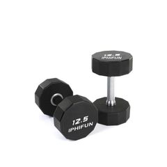 Unique 12-Sided Dumbbell