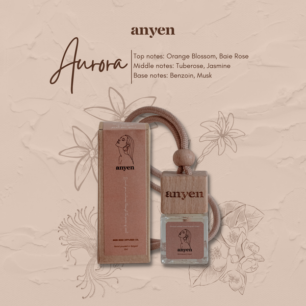  Aurora - Tinh dầu khuếch tán mini (scent of Queen Of The Night / hương Hoa Quỳnh) 