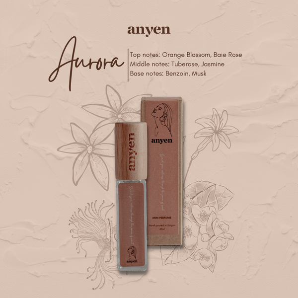  Aurora - Nước hoa mini (scent of Queen Of The Night / hương Hoa Quỳnh) 