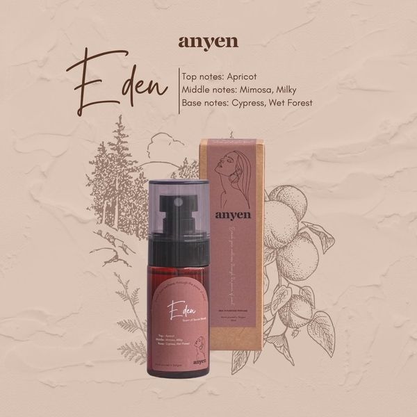  Eden - Nước hoa đa năng (scent of Secret Woods / hương Rừng Apricot) 