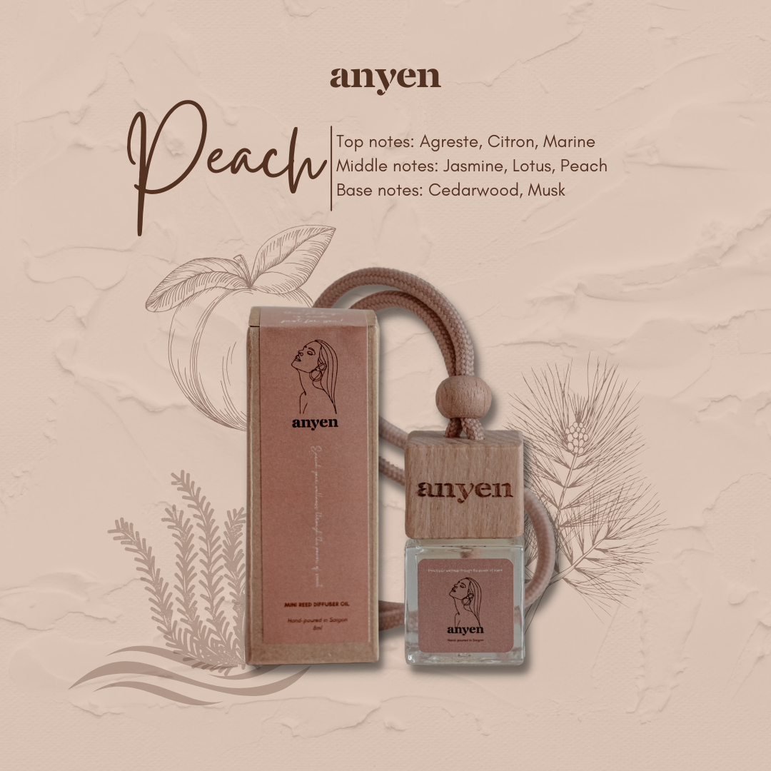 Peach - Tinh dầu khuếch tán mini (scent of Ocean Peach / hương Đào Biển) 