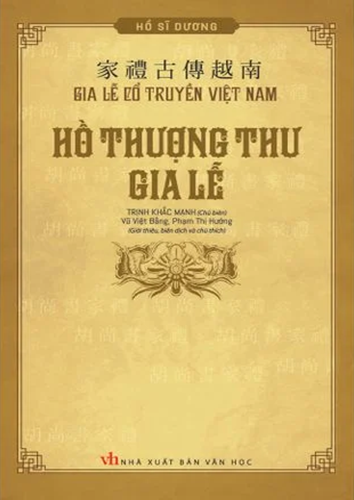  Gia lễ cổ truyền Việt Nam Hồ Thượng Thư gia lễ 