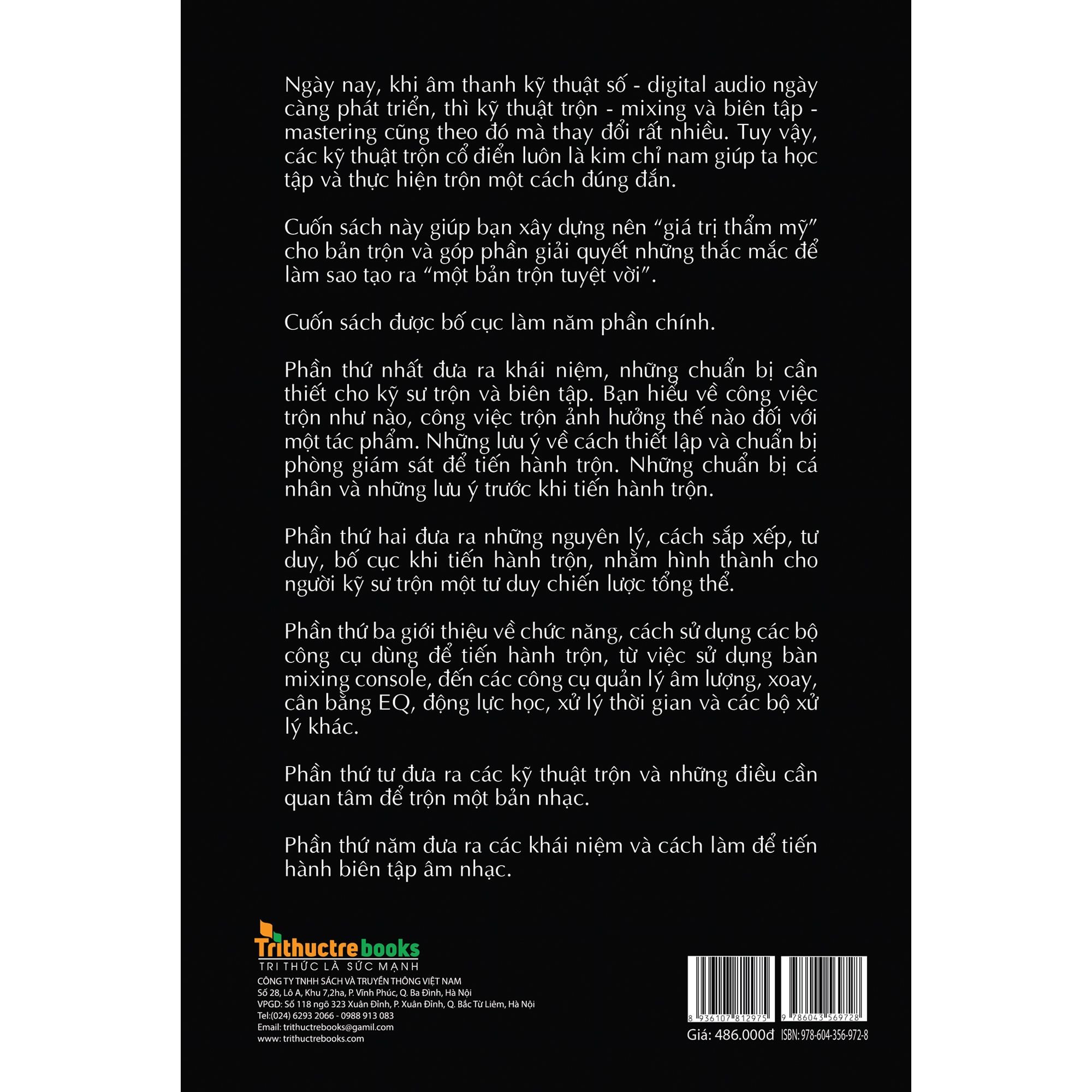  Kỹ thuật trộn và biên tập âm thanh – Mixing and mastering music 