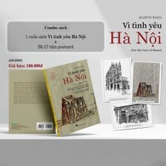  Combo Vì tình yêu Hà Nội (For the love of Hanoi) + postcard 