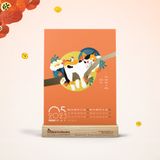  Lịch để bàn 2023: 365 độ mèo 