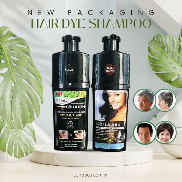  DẦU GỘI LÀ ĐEN TÓC MATRIX - CHAI 400 ml 
