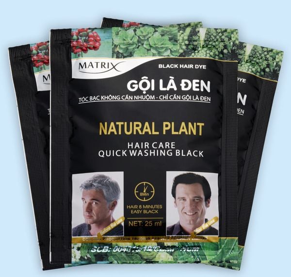  DẦU GỘI LÀ ĐEN TÓC MATRIX HỘP 3 GÓI 