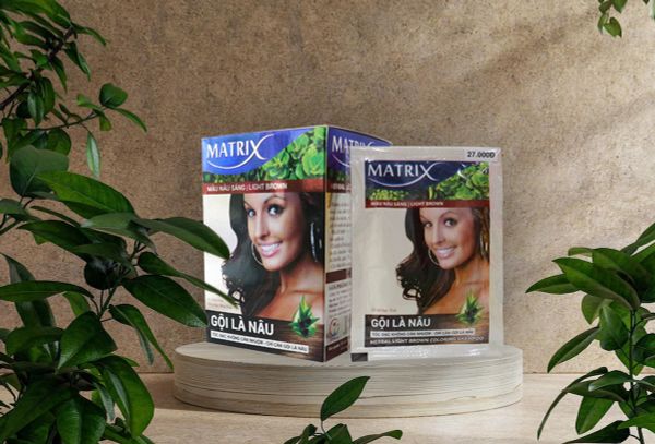  Dầu gội Phủ bạc Matrix Gội Là Nâu Sáng - Hộp 10 gói 