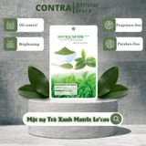  Mặt nạ Trà Xanh Matrix Lecos - Hộp 20 gói 