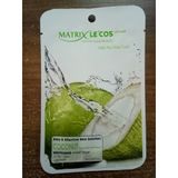  Mặt nạ DỪA TƯƠI Matrix Lecos - Hộp 20 gói 
