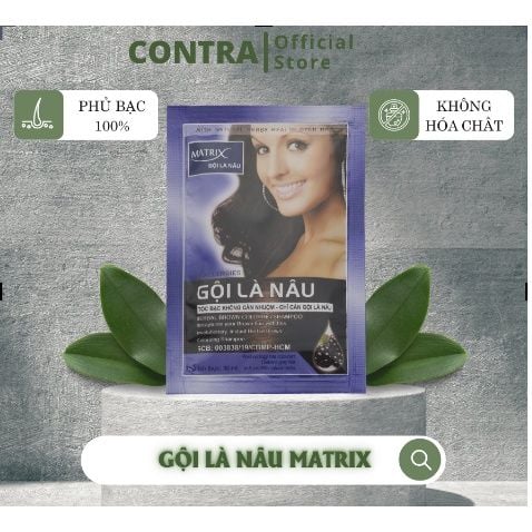  Dầu gội phủ bạc gội là Nâu tóc cấp tốc - Contra Cosmetics 
