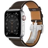  Apple Watch 44mm Hermès Silver Stainless Steel Case with Single Tour Deployment Buckle 