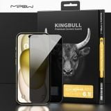  Kính Cường Lực Chống Nhìn Trộm MiPow Kingbull 2.5D  ANTI SPY iPhone 15 Series 